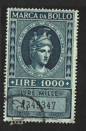 1000 lire used rem - used,, pg
