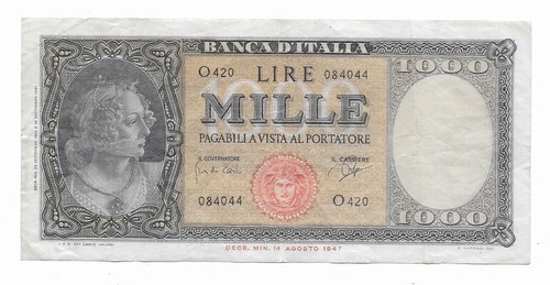 Italy 1000 lire sep 1961 - 25,