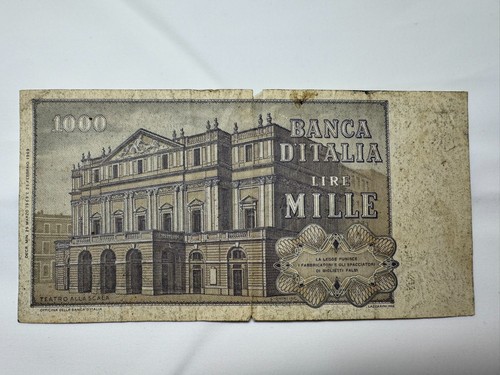 Italy 1000 lire banknote - 1000,