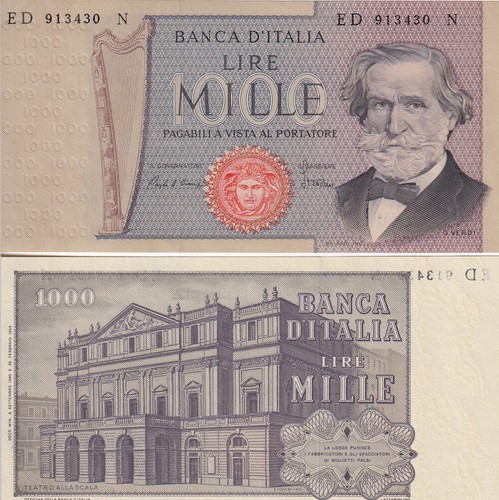 Italy 1000 lire 1969 101 - italy,