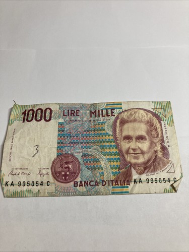 1000 lire italy bank note - italy,