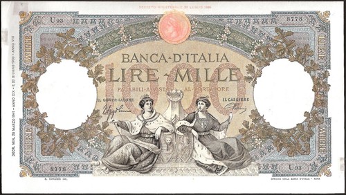Italy 1000 lire 1941 - ,