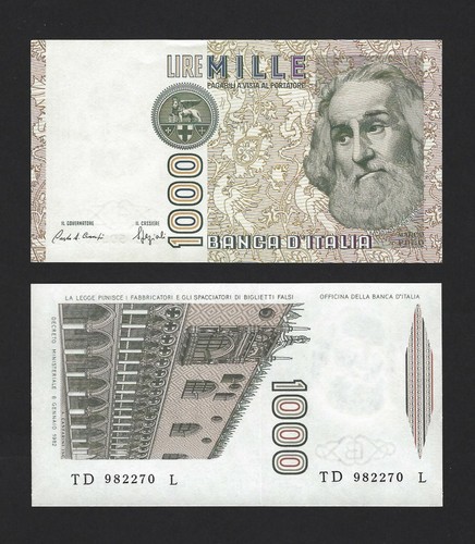 Italy 1000 lire - italy,
