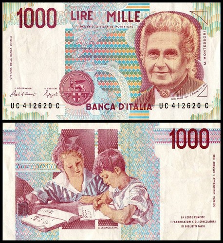 Italy 1000 lire 1990 - italy, 1990,