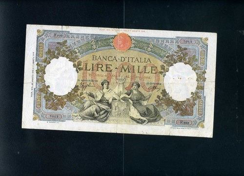 Italy 1000 000 lire - italy, 1942