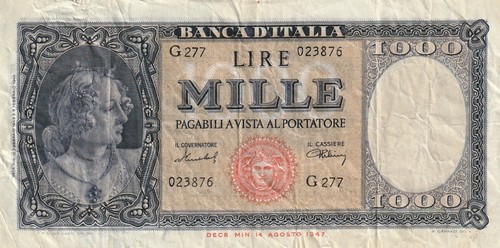 001190 italy 1000 lire - i-001190,