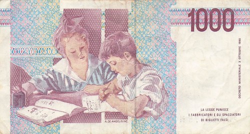 Italy 1000 lire - lire,