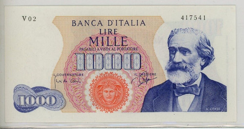 Italy 1000 lire 1962 - italy,