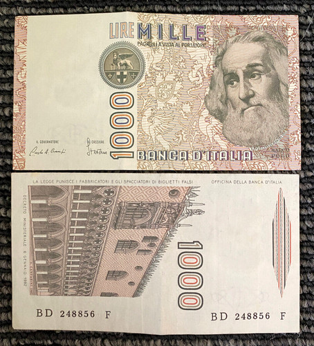 Italy 1000 lire 1982 - italy,