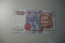 BANCONOTA   STATO:   ITALIA