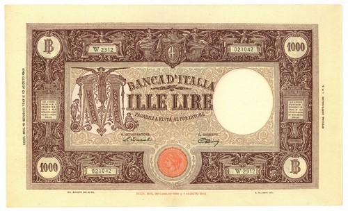 1000 lire barbetti - 1000,