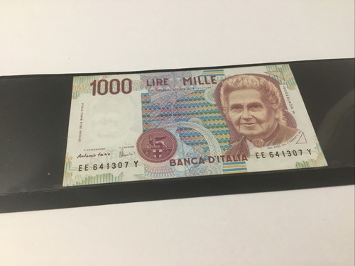1990 banca italia bank note - d,