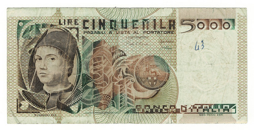 Italy 5000 lire 1980 - 5000, p-105