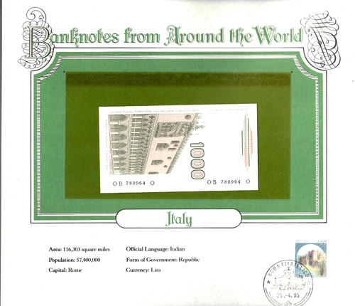 Banknotes world italy 1000 - of,