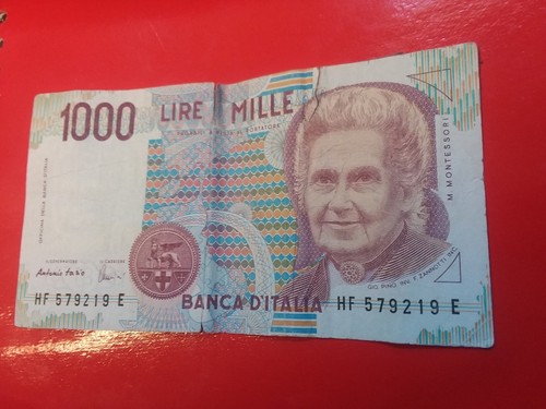 Italy 1990 1000 lira note - -,