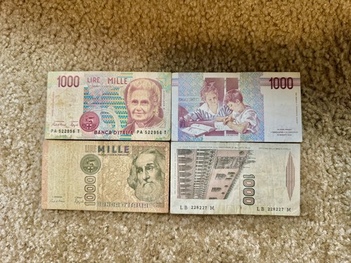 Italy 1000 lire - italy,