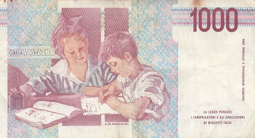Italy 1000 lire 3 - lire,