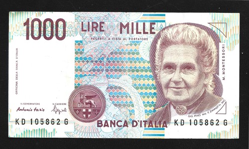 World paper money italy - italy, 1000