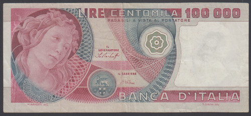 Italy 100000 lire - italy,