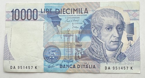 1984 italy 10000 lire banknote - 10000,