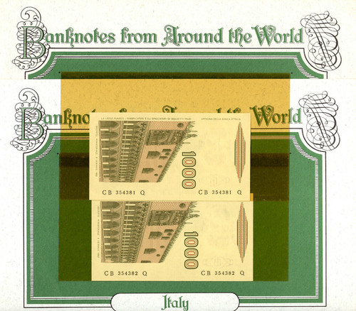 World banknotes italy - italy, 1000