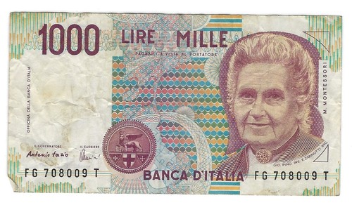 Banknote italy p114c 1996 - italy,