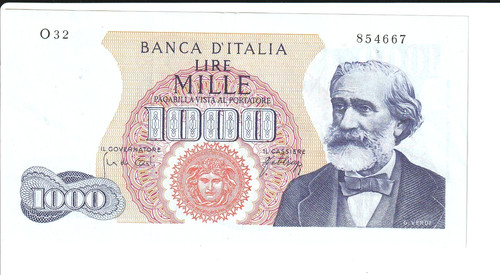 Italy giuseppe verdi 1000 - giuseppe,