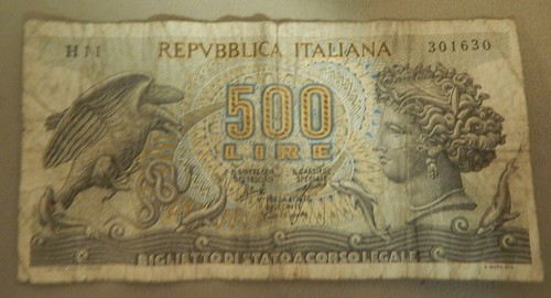 1966 italy 500 lire - italy,