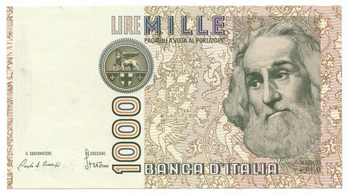 1000 lire errore - 1000,