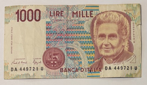 Italy 1000 lire - 1990, banknote