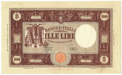 1000 lire barbetti - 1000,
