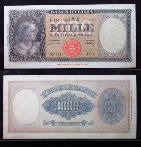 Italy 1000 lire 1947 - italy, p83