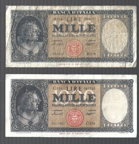 Italy 1959 banca - italy, d'italia